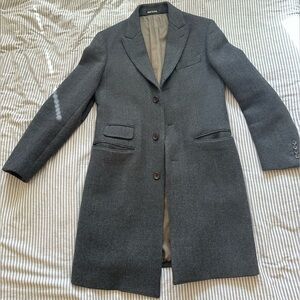 Todd Snyder Charcoal Overcoat
